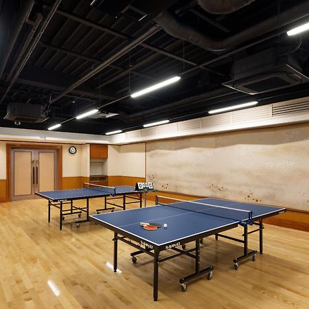 Отель Fujikawaguchiko Onsen Konanso Экстерьер фото Table tennis room