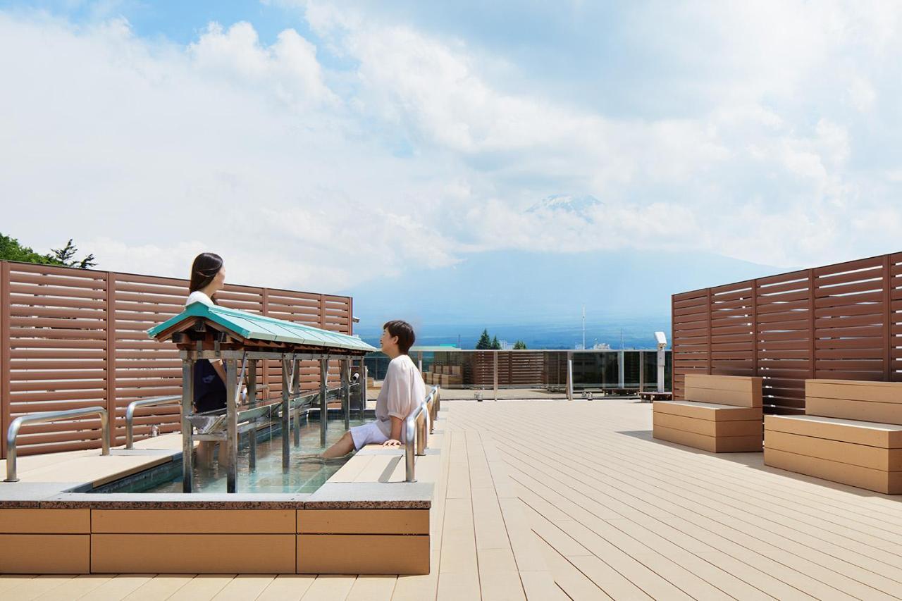 Отель Fujikawaguchiko Onsen Konanso Экстерьер фото Rooftop