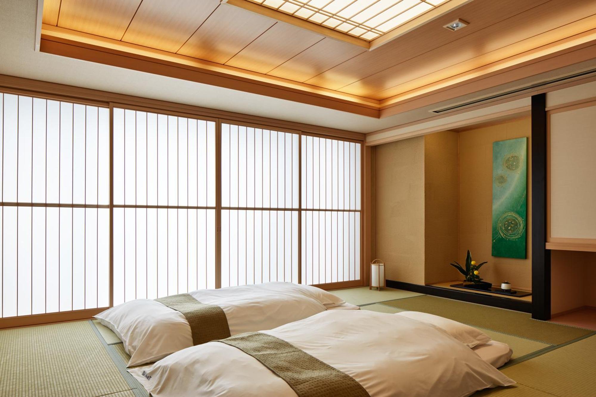 Отель Fujikawaguchiko Onsen Konanso Номер фото A room at the Ryokan Hotel