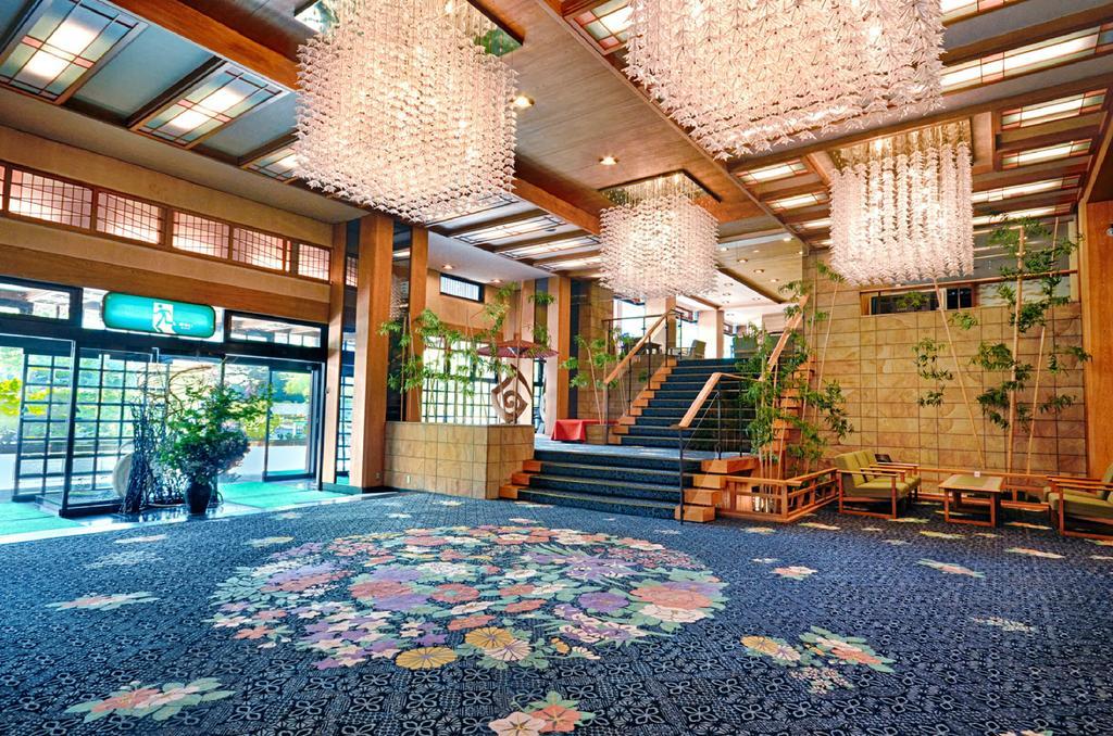 Отель Fujikawaguchiko Onsen Konanso Экстерьер фото Interior of the hotel